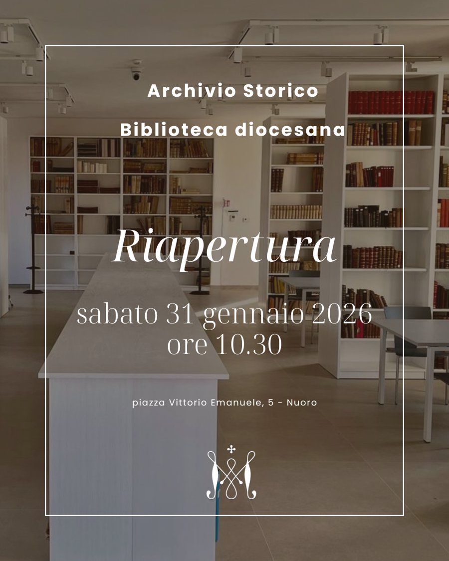 Riapertura Archivio Storico e Biblioteca diocesana a Nuoro