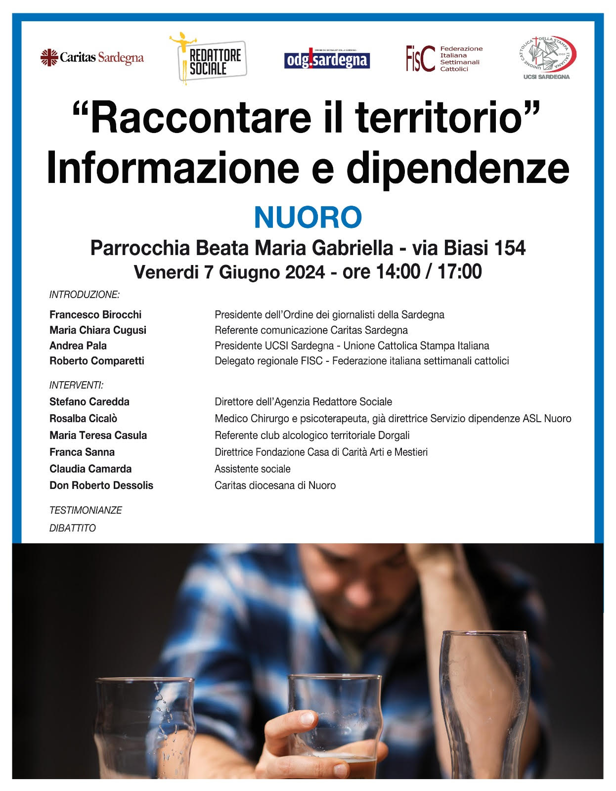 Raccontare il territorio. Informazione e dipendenze